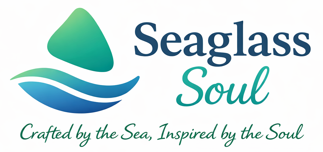 Seaglass Soul logo: crafted by the sea, inspired by the soul